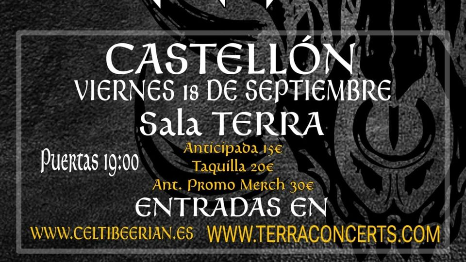 Celtibeerian + The tragic company + Postum-O en el Terra Castellon