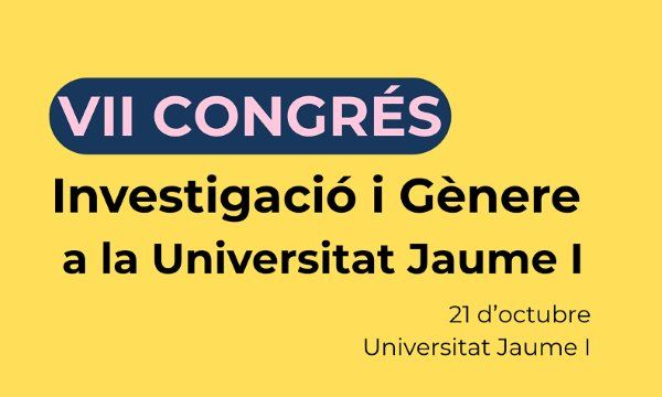 VII Congrés d'investigació i gènere