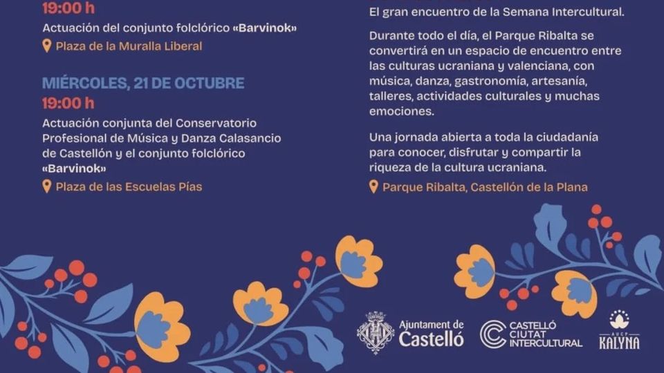 Actuación folclórica del conjunto Barvinok