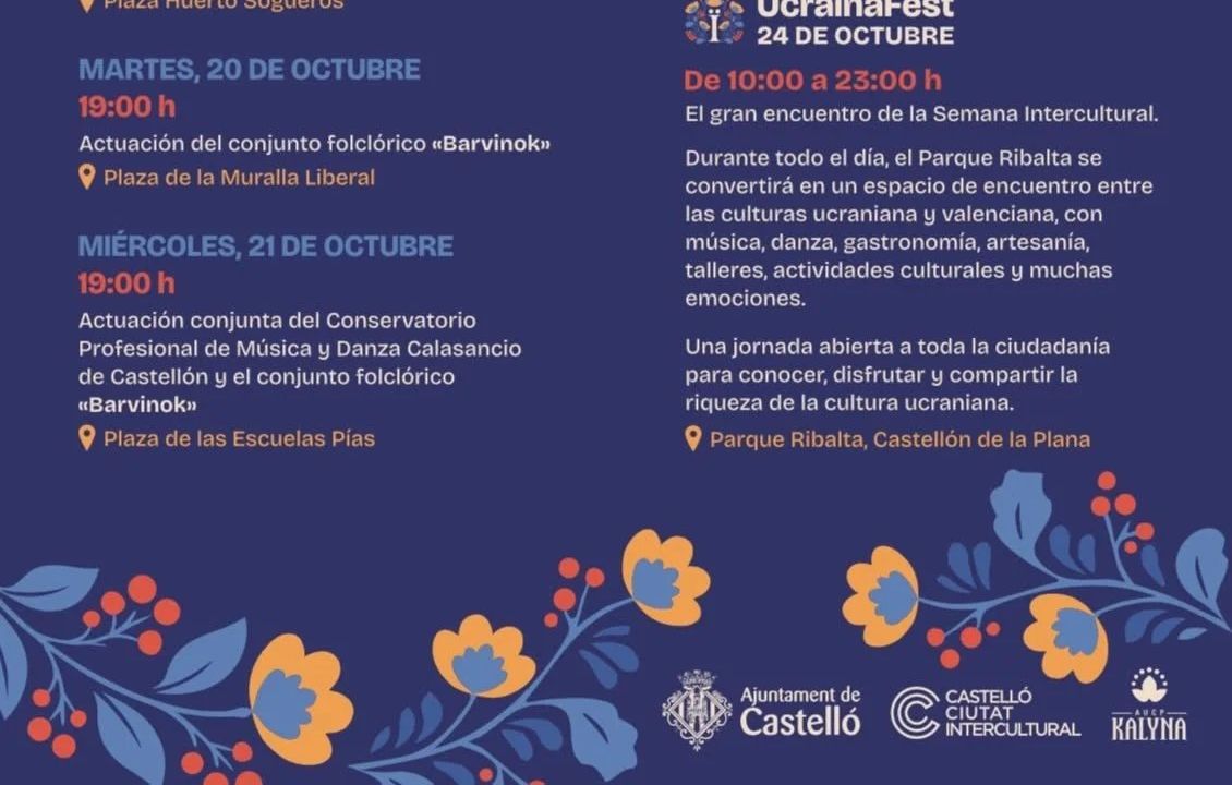 Actuación folclórica del conjunto Barvinok